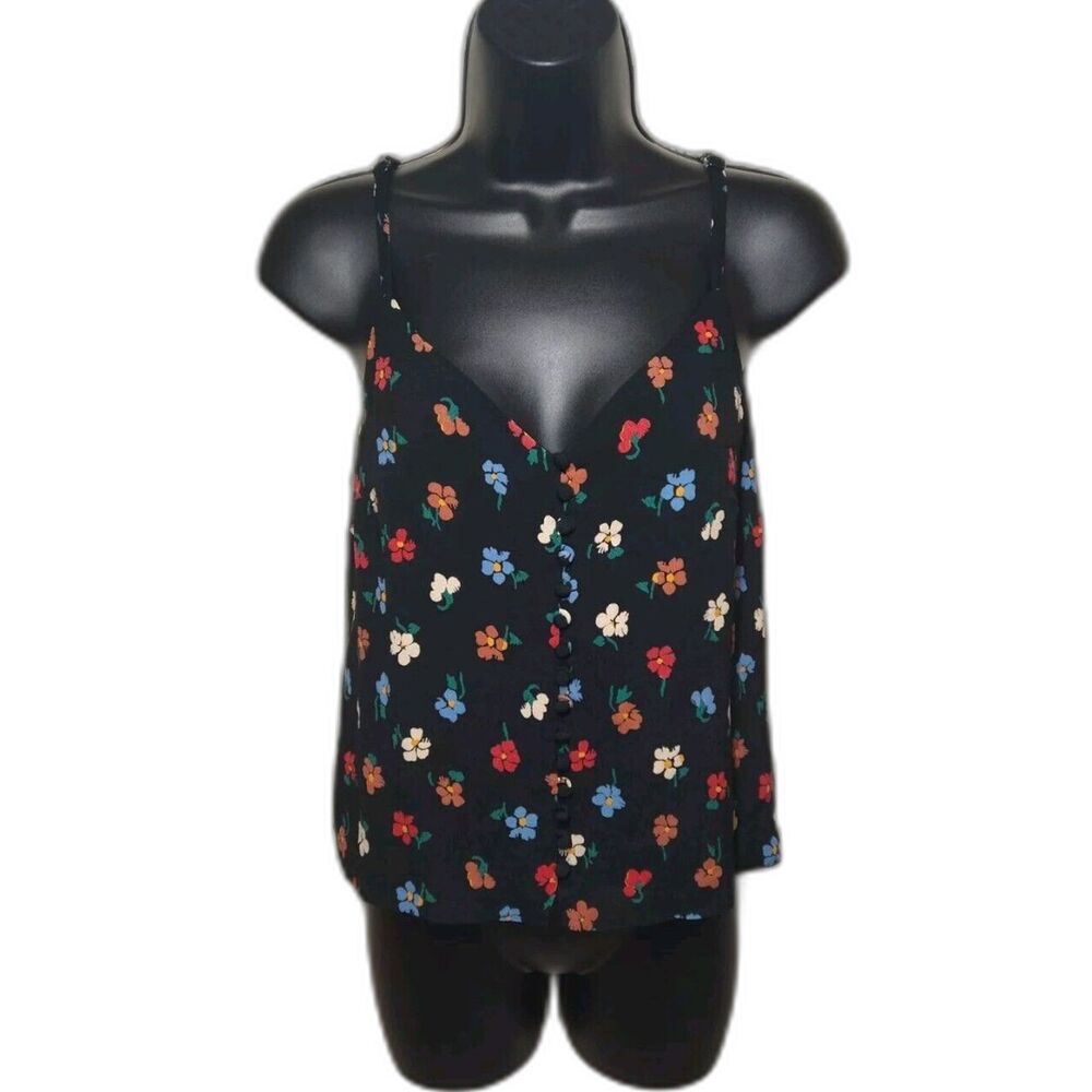 Madewell 100% Viscose Floral Tank Blouse Size 4